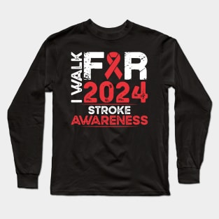 Stroke Awareness 2024 Walk Long Sleeve T-Shirt